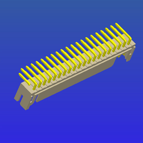 PH2.0mm间距双排T1弯针